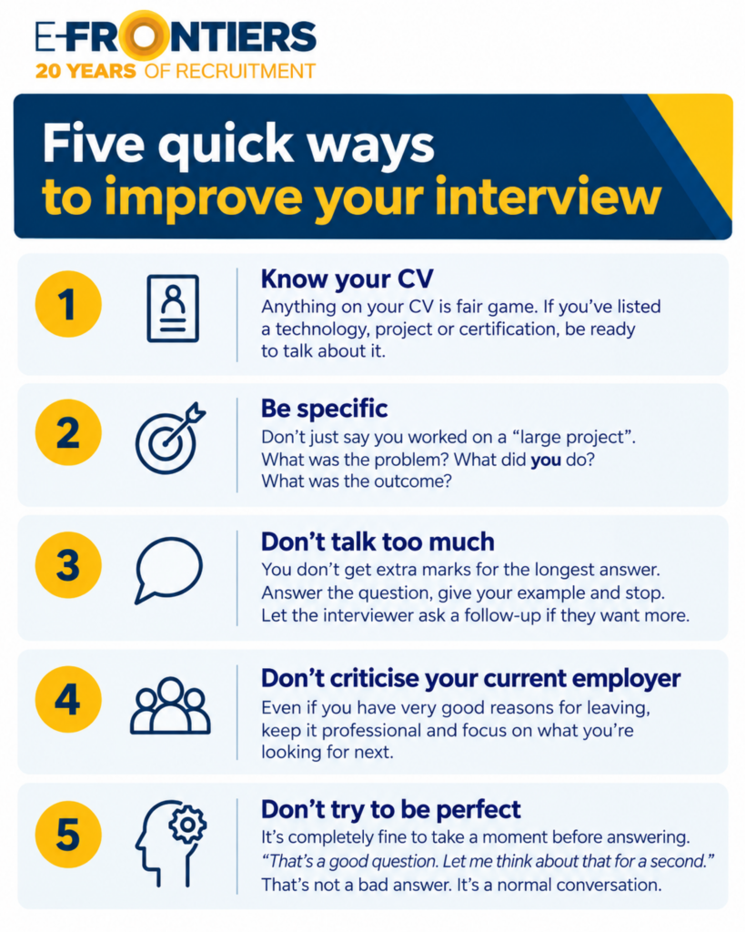 5 ways to improve your interview